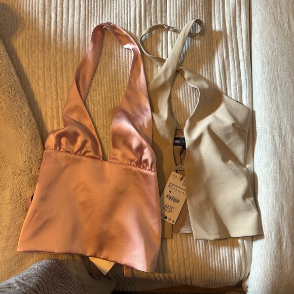 BRAND NEW ZARA TOPS - Picture 1 of 12
